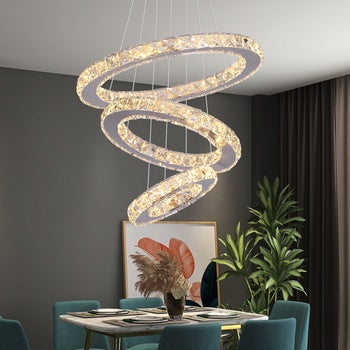 Modern Golden Ring Lamp