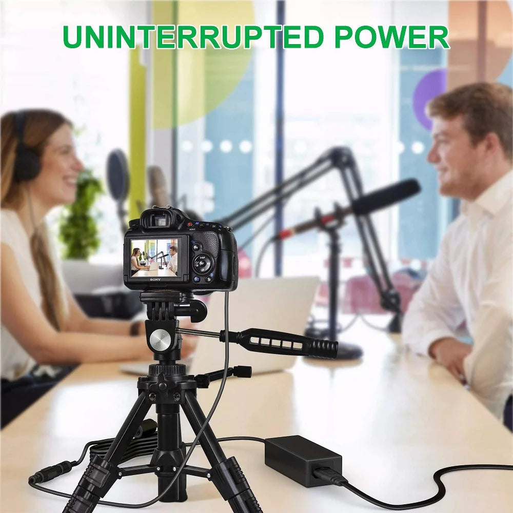 AC-PW20 NP-FW50 Dummy Battery AC Power Supply Adapter DC Coupler Kit for Sony Alpha ZV-E10 A5100 A6500 A6400 A6000 A55 A7RX10