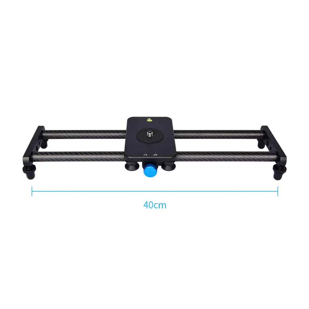 40CM Carbon Fiber Camera Track Slider for Canon Nikon Sony DSLR Smartphone Lightweight Smooth Video Stabilizer Rail