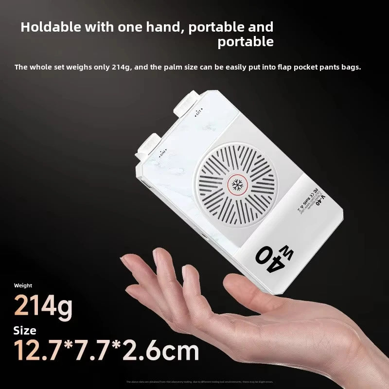 40W Mini Portable LED Fill Video Light with Built-In Rechargeable Battery Fill Light for Mobile Phone Charging PD