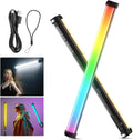 Basics 21" Magnetic RGB Light Wand, CRI95 Dimmable 14W LED Handheld Video Tube Lighting Stick with 51 RGB Modes