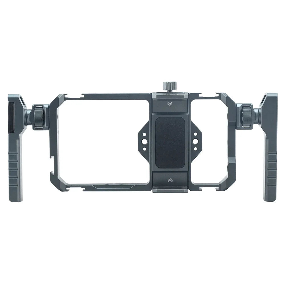 2026 New Remote Contol Smartphone Cage Video Rig W Handle Grip for Iphone 15 14 13 12 Android Phone Mic Light Photography Vlog