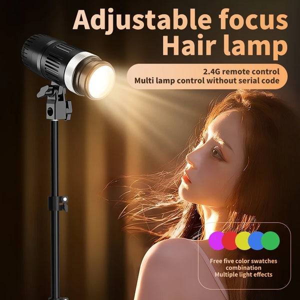 Adjustable Focus Fill Light Live Broadcast Anchor Background Ambient Lighting Spotlight Backlighting behind the Backlighting