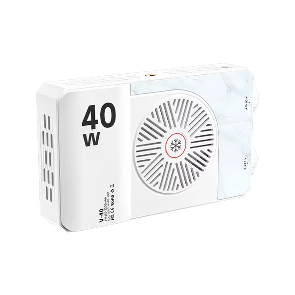 40W LED Camera Light 2800K-9000K Handheld Fill Light 4400Mah Rechargeable Photography Lighting for Photography