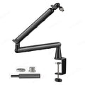 Professional Studio Low Profile Mic Arm with Extended Riser Cable Management Adjustable Microphone Stand for SM7B MV7 AM8 K688