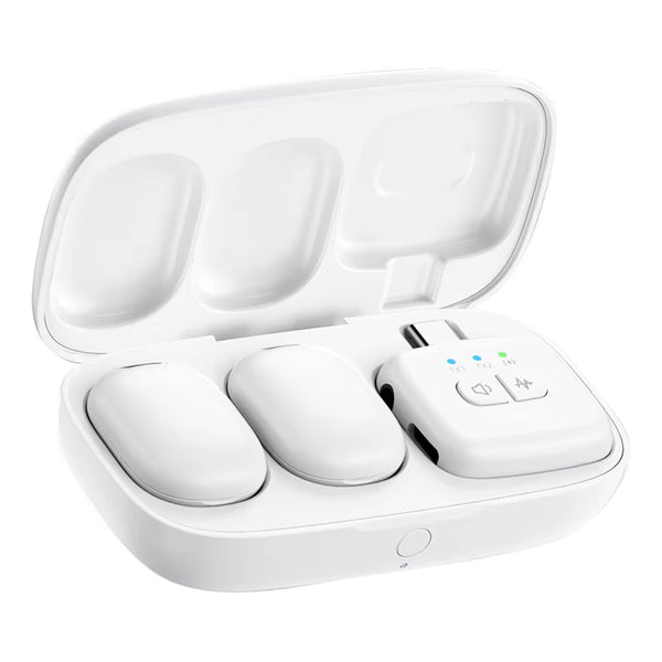 A30 Tiny Mic Wireless Lavalier Microphone 50M Audio Video Voice Recording Mic for Iphone 16 15 Android Phone DSLR Cameras