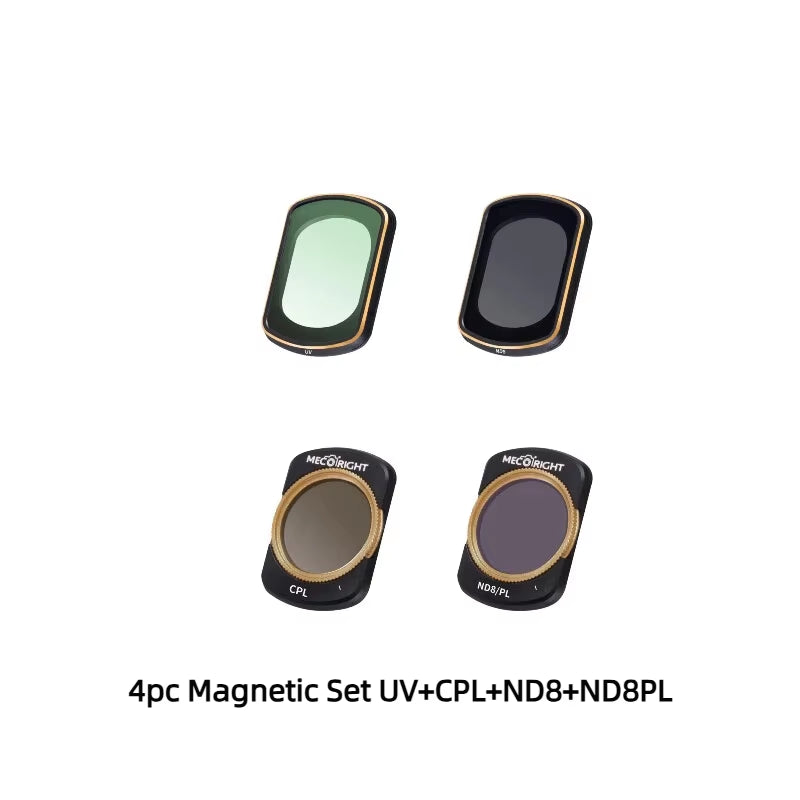 for DJI OSMO POKET 2 UAV Magnetic Filter Kit UV CPL ND8/64/1000 NDPL Night Polarizer Set Camera Lens Drone Accessories