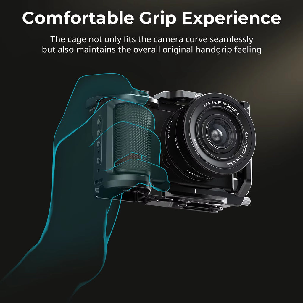 Cage Kit for Sony ZV-E10 II with Arca-Swiss Quick Release Plate for DJI RS 2 / RSC 2 / RS 3 / RS 3 Pro, Tripod 4867